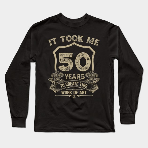 50th birthday Long Sleeve T-Shirt by Jandjprints